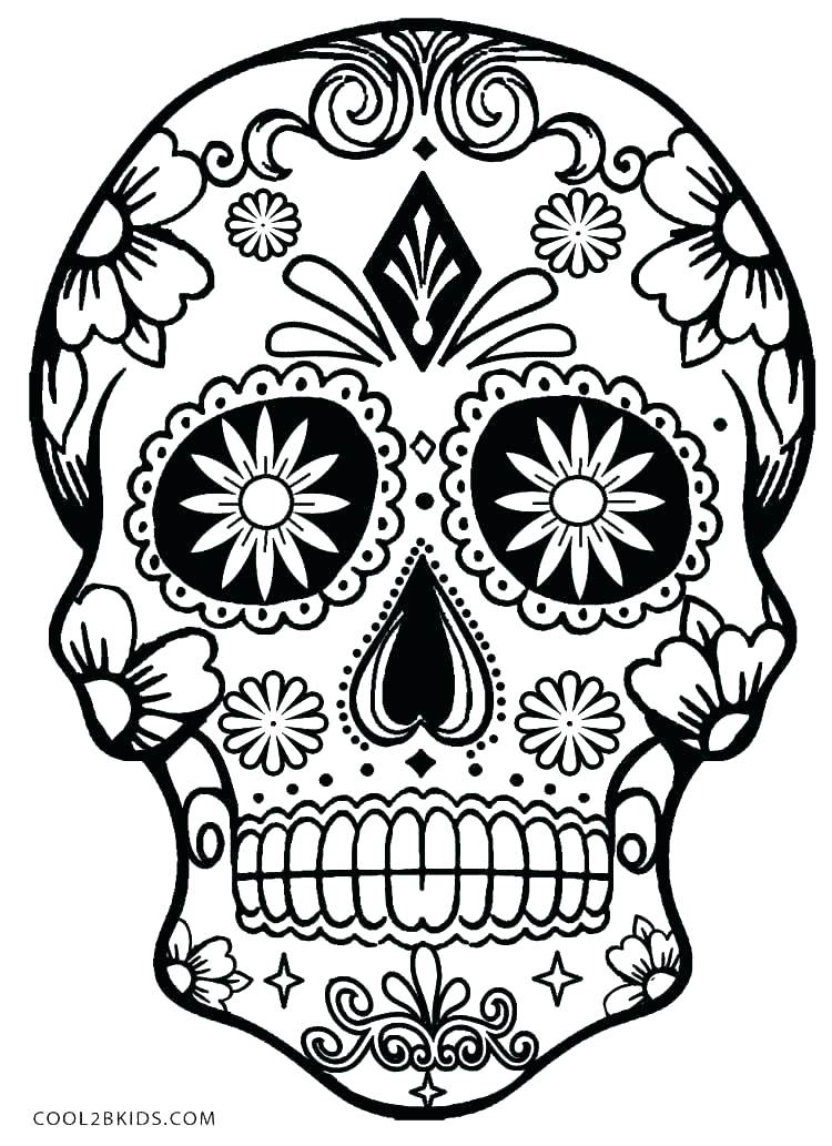 750x1033 Dia De Los Muertos Coloring Pages Icontent