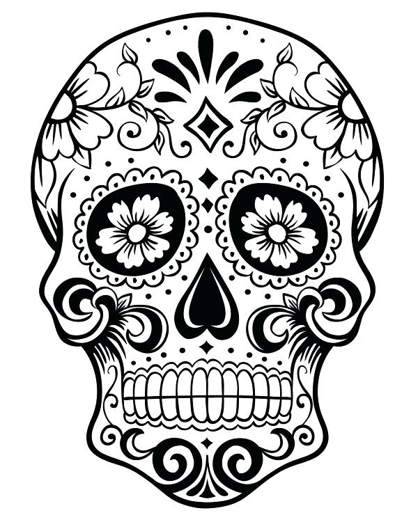 Day Of The Dead Coloring Pages Pdf at GetColorings.com | Free printable ...