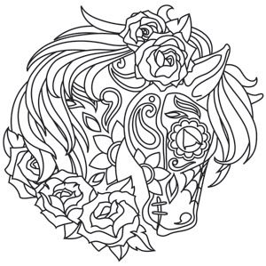 Day Of The Dead Coloring Pages Pdf at GetColorings.com | Free printable