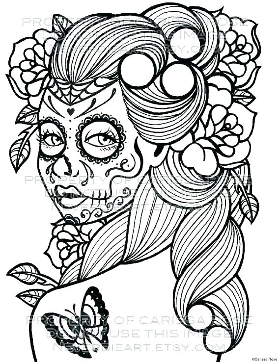 Dia De Los Muertos Coloring Pages Coloring Page Coloring Pages 570x738 Dia De Los Muertos Coloring Pages Coloring Page Coloring Pages