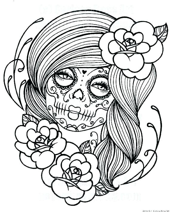 Dia De Los Muertos Printable Coloring Pages Coloring Pages 570x712 Dia De Los Muertos Printable Coloring Pages Coloring Pages