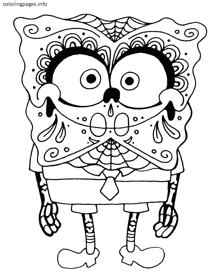 Sugar Skull Coloring Page 749x965 Sugar Skull Coloring Page