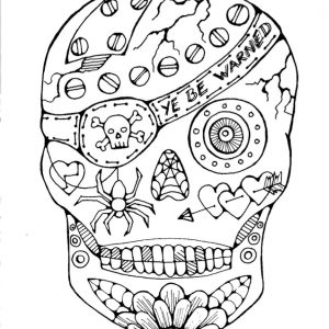 Day Of The Dead Mandala Coloring Pages Copy Adult Skull Coloring 300x300 Day Of The Dead Mandala Coloring Pages Copy Adult Skull Coloring
