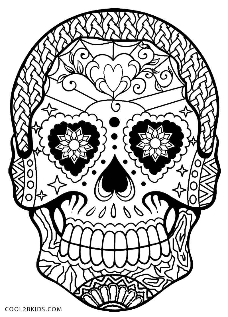 Day Of The Dead Skull Coloring Pages 800x1113 Day Of The Dead Skull Coloring Pages