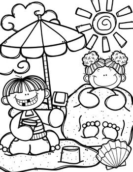 Free Summer Time Coloring Book {Made By Creative Clips Clipart 270x350 Free Summer Time Coloring Book {Made By Creative Clips Clipart