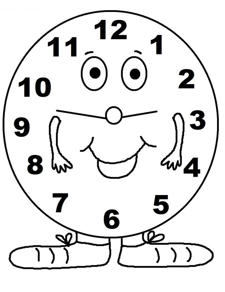 Free Printable Clock Coloring Pages For Kids Clocks 791x1024 Free Printable Clock Coloring Pages For Kids Clocks