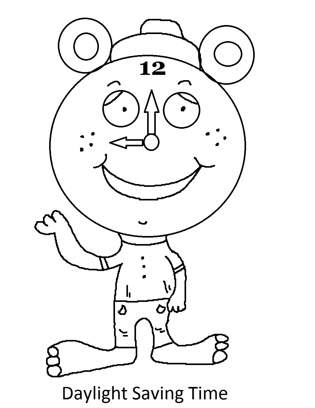 Daylight Savings Time Clock Coloring Page Free Coloring Pages 1019x1319 Daylight Savings Time Clock Coloring Page Free Coloring Pages