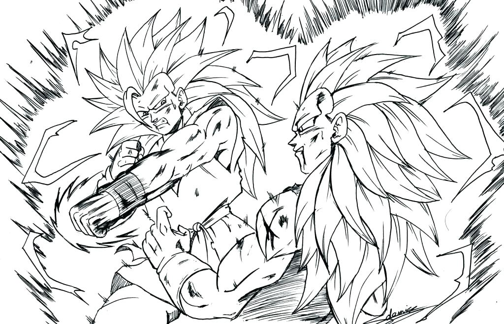 1024x659 Goku Coloring Page Coloring Page Dragon Ball Z Coloring Pages
