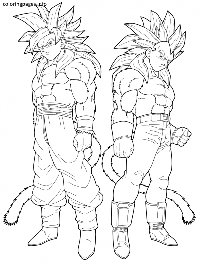 700x918 Goku Coloring Pages