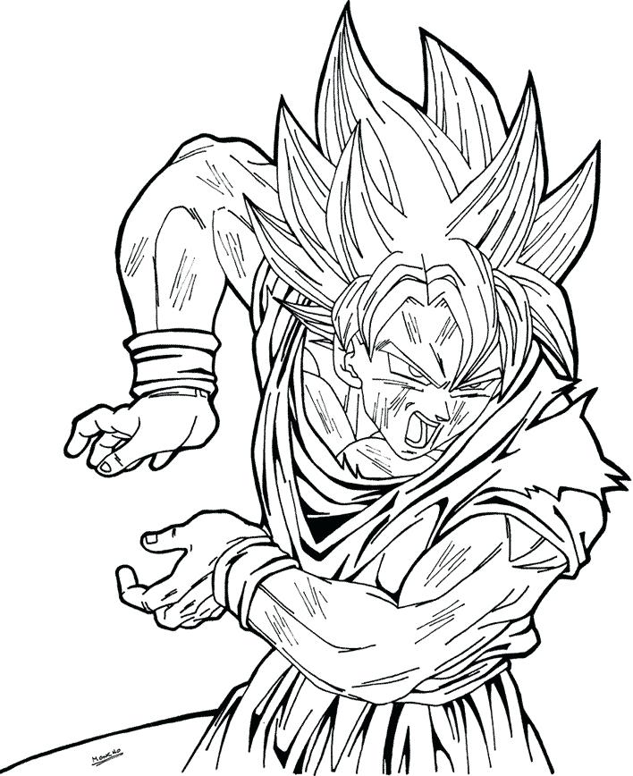 708x868 Goku Coloring Pages Coloring Pages Goku Coloring Pages Games