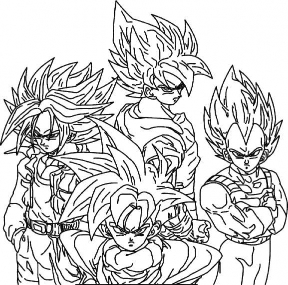 960x948 Amusing Dbz Coloring Pages Coloring In Beatiful 20 Free Printable
