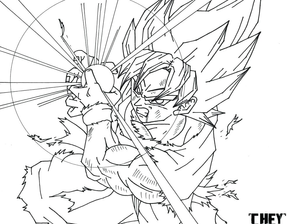 991x768 Dragon Ball Z Coloring Pages Goku Dragon Ball Z Coloring Pages
