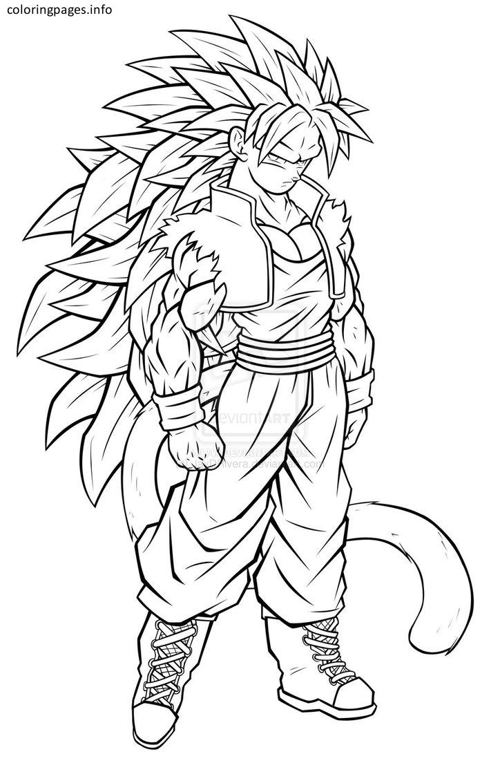Dbz Coloring Pages Goku at GetColorings.com | Free printable colorings ...