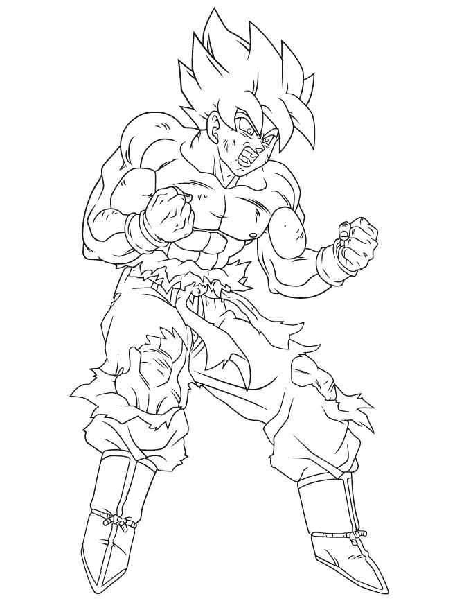 Dbz Coloring Pages Goku at GetColorings.com | Free printable colorings ...