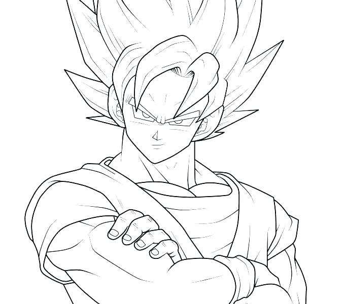 678x600 Goku Ssj Coloring Pages Coloring Pages Dragon Ball Z Coloring