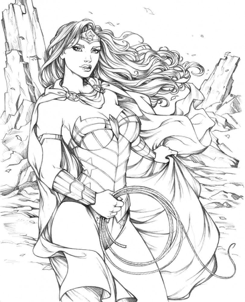 Dc Superhero Girls Coloring Pages Wonder Woman 811x1001 Dc Superhero Girls Coloring Pages Wonder Woman