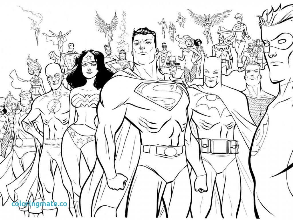 10 DC Coloring Sheets for Every Comic Book Fan