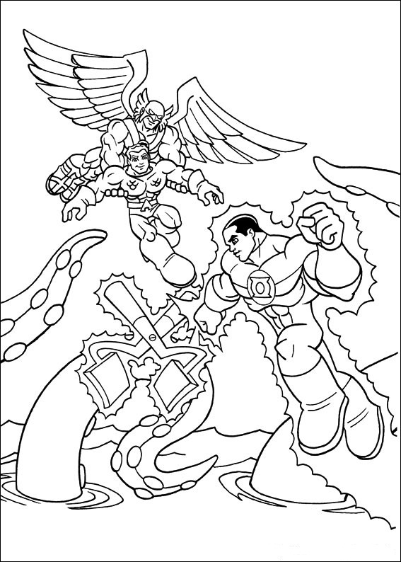567x794 Coloring Page Tv Series Coloring Page Superfriends