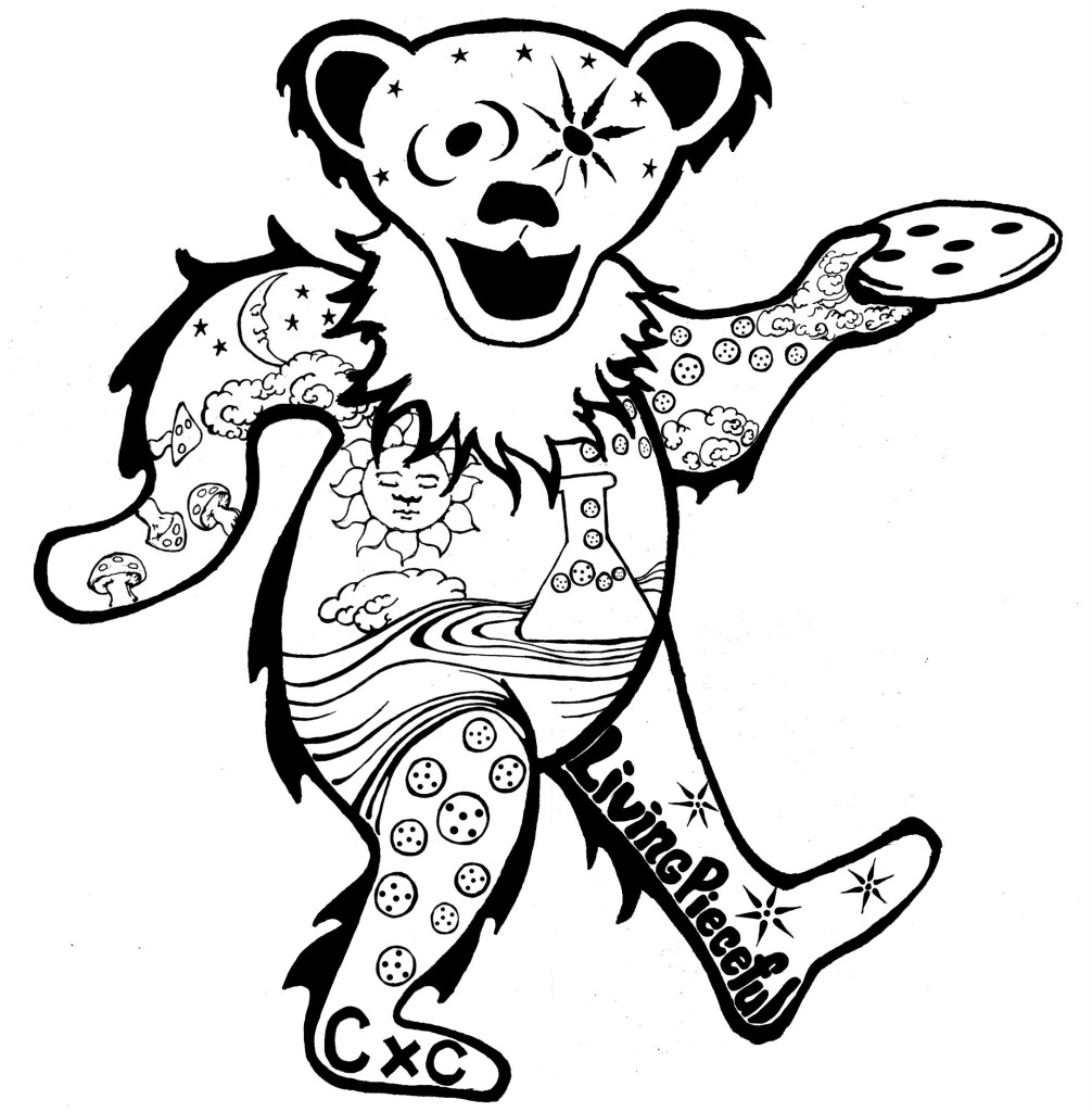 1006x1024 Grateful Dead Coloring Pages