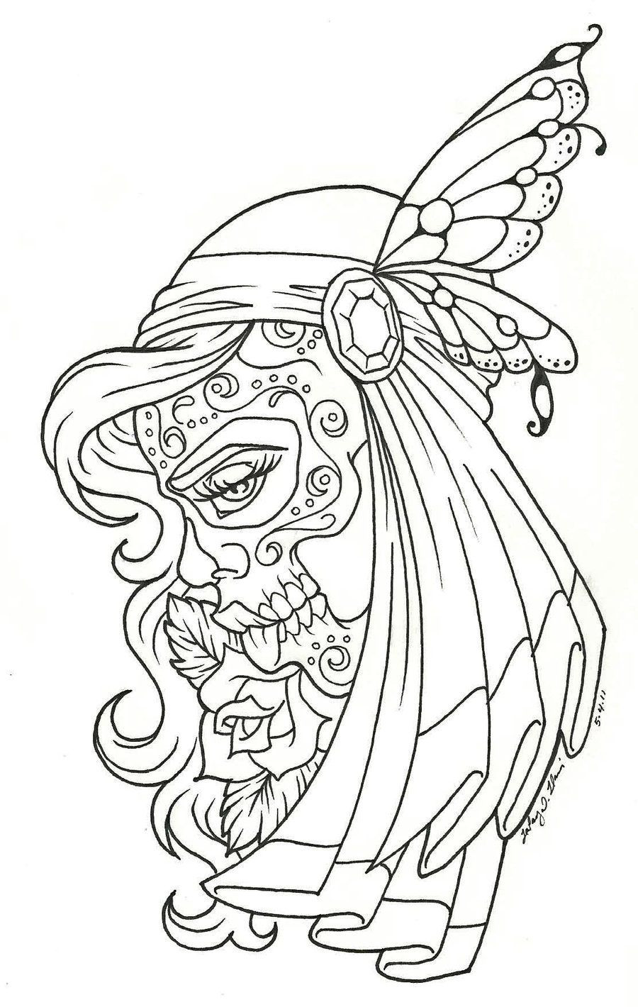 Day Of The Dead Children Coloring Page Fair Pages Acpra 900x1420 Day Of The Dead Children Coloring Page Fair Pages Acpra