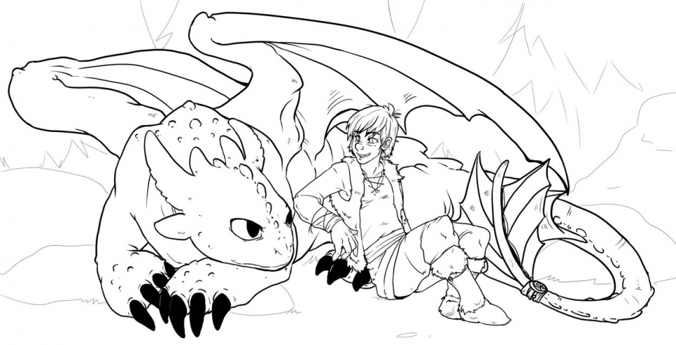 Deadly Nadder Coloring Page