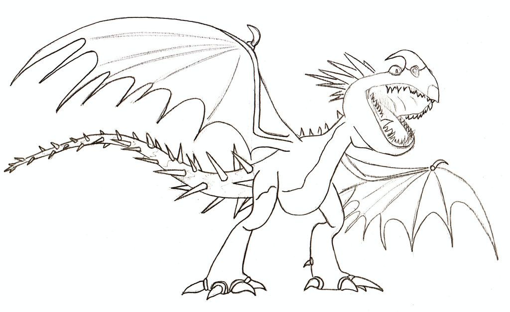How To Train Your Dragon Deadly Nadder Coloring Pages 1024x627 How To Train Your Dragon Deadly Nadder Coloring Pages