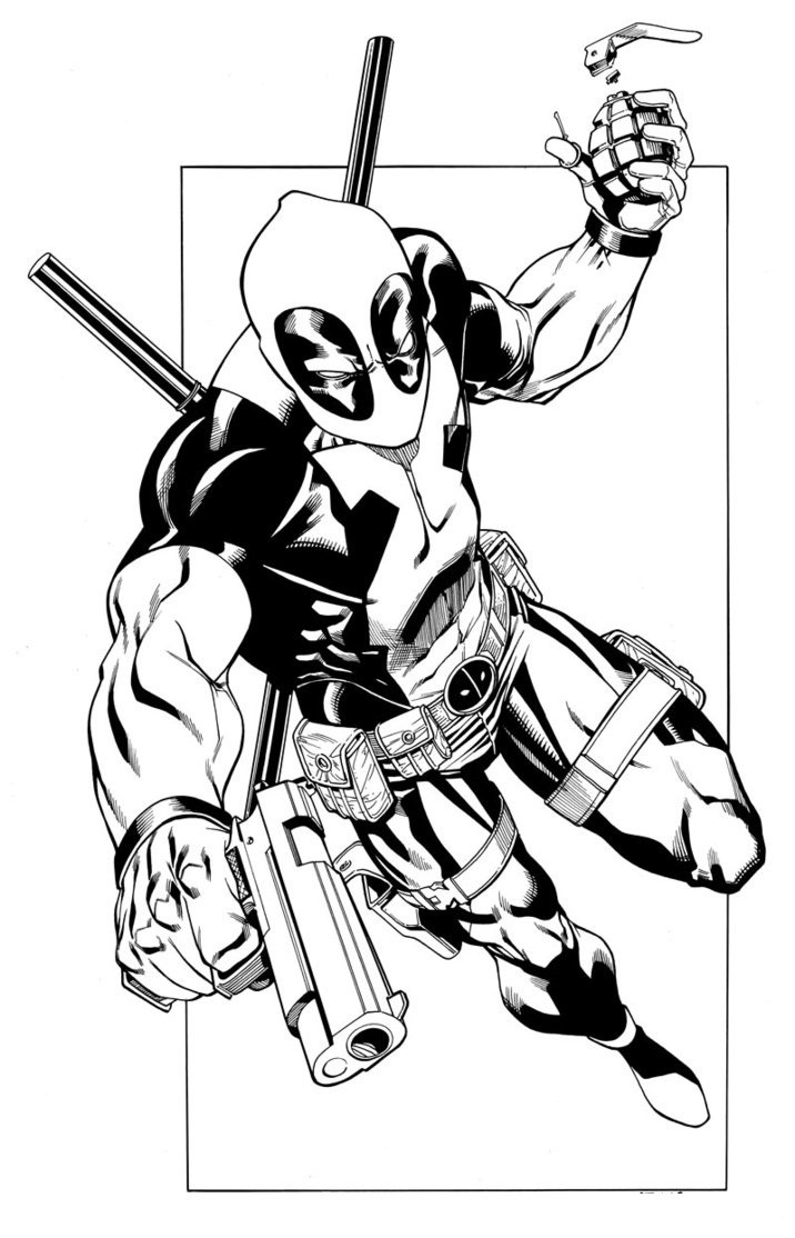 Free Printable Deadpool Coloring Pages For Kids Incredible 716x1114 Free Printable Deadpool Coloring Pages For Kids Incredible