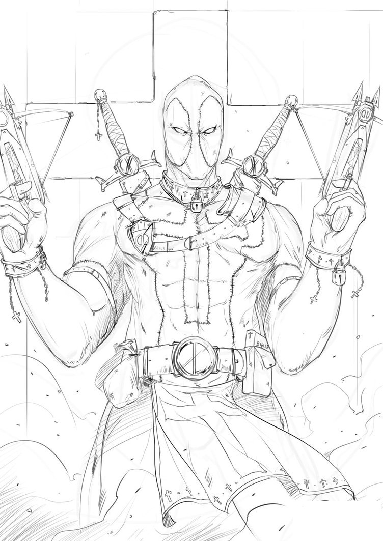 Free Printable Deadpool Coloring Pages For Kids 752x1063 Free Printable Deadpool Coloring Pages For Kids