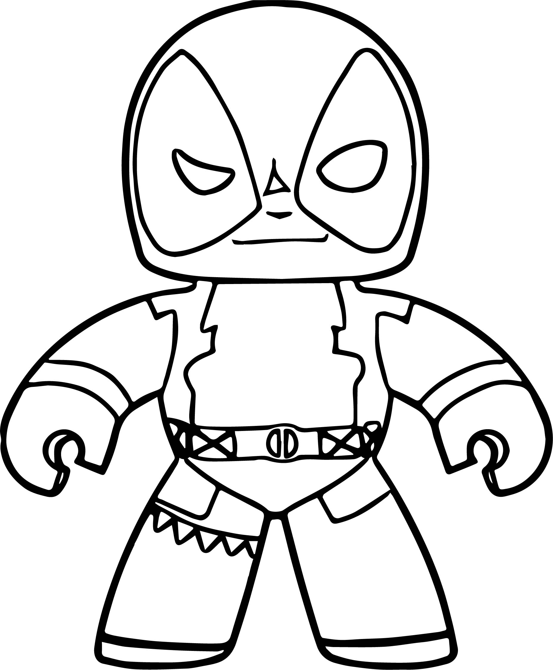 Cartoon Deadpool Coloring Page Free Printable Incredible Pages 1856x2248 Cartoon Deadpool Coloring Page Free Printable Incredible Pages
