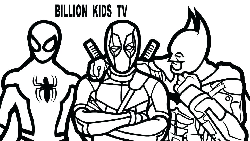 970x546 Deadpool Coloring Pages Inspirational Coloring Pages For Kids