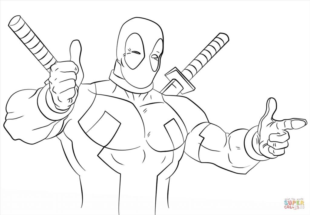 1024x711 Deadpool Coloring Pages 1024 711 High Definition Prixducommerce