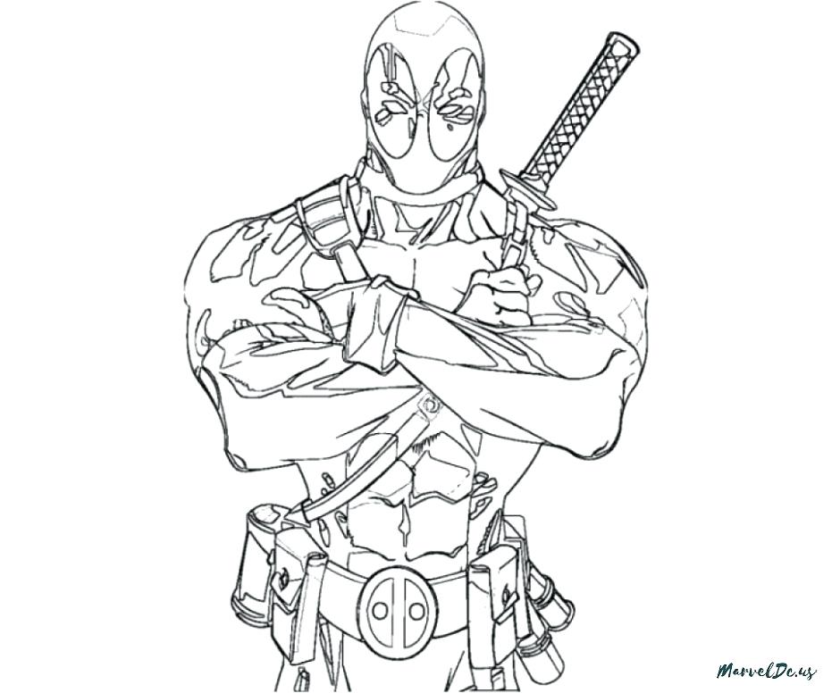 931x776 Free Printable Coloring Pages For Kids Coloring Chibi Deadpool