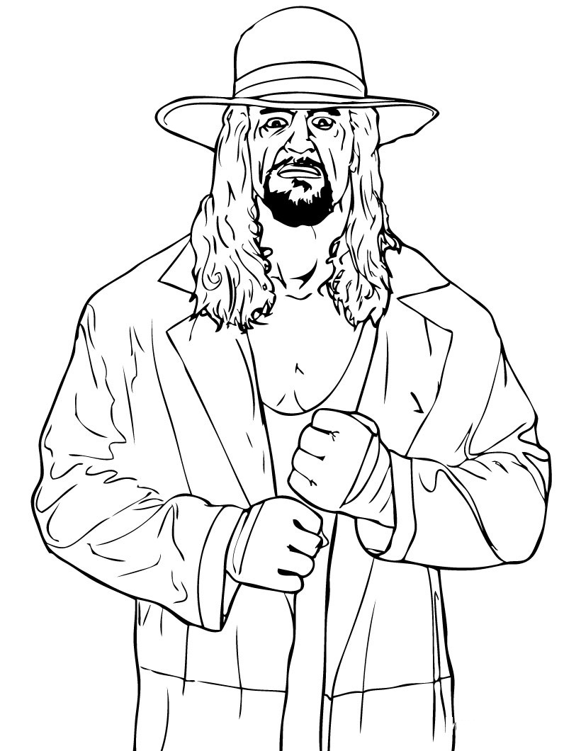 820x1060 Picturesque Design Wwe Coloring Pages Printable Roman Reigns