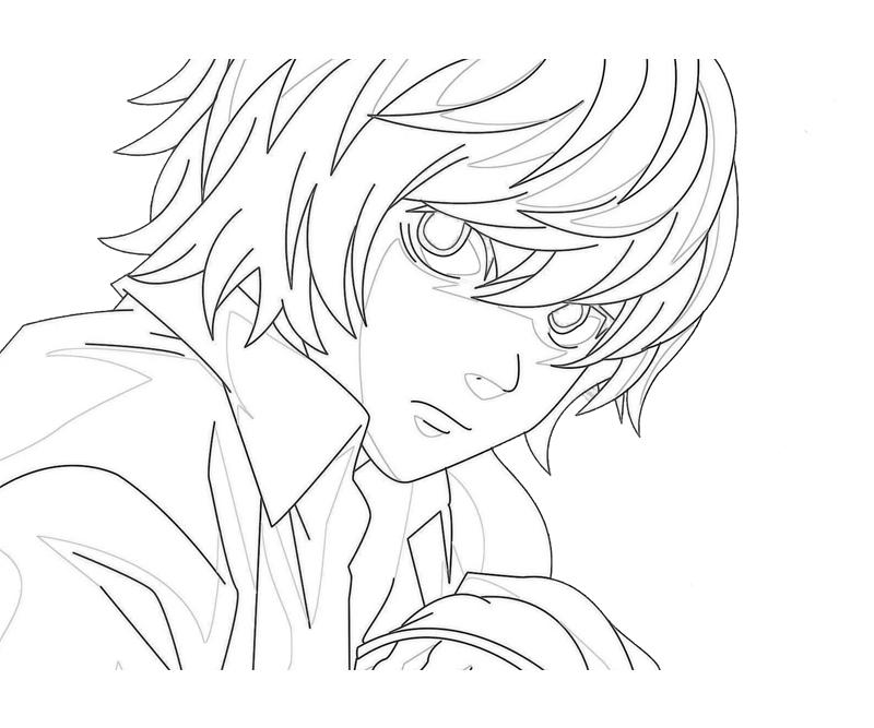 800x667 Death Note Coloring Pages