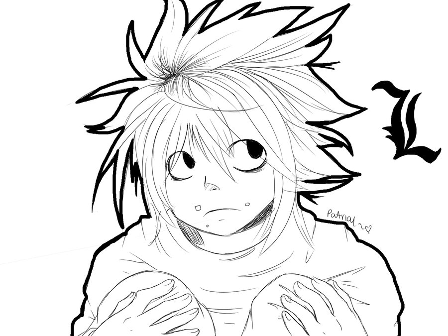 900x675 Death Note Coloring Pages