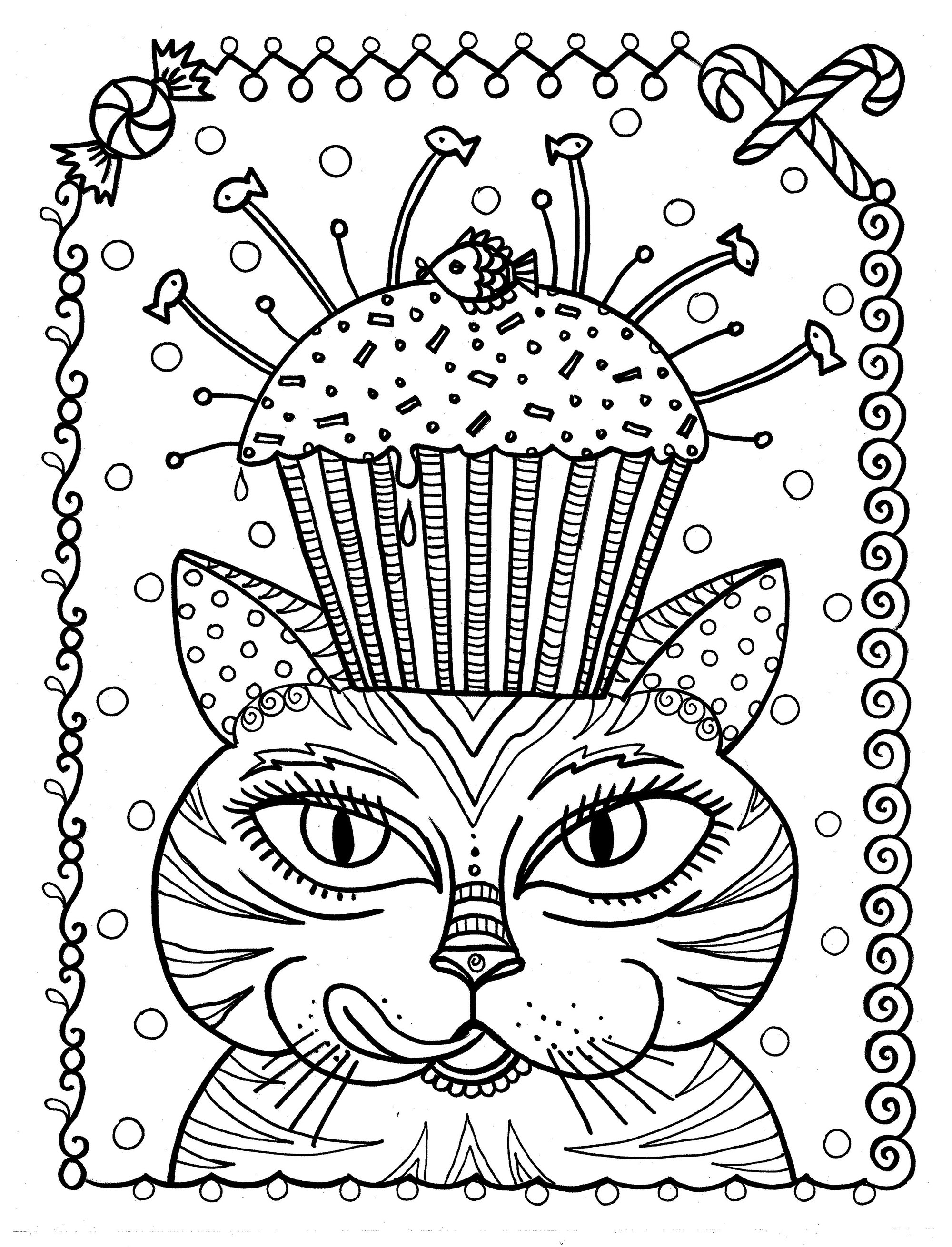 Cup Cake Cat By Deborah Muller 2000x2621 Cup Cake Cat By Deborah Muller