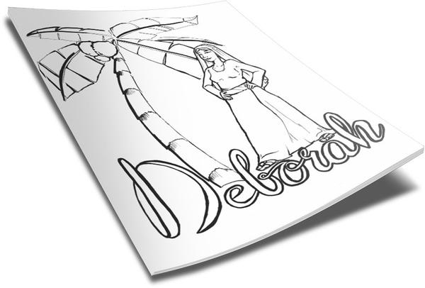 Deborah Coloring Page Children's Ministry Deals 600x406 Deborah Coloring Page Children's Ministry Deals