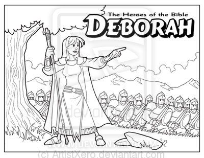 Deborah Coloring Page By On @ 400x309 Deborah Coloring Page By On @