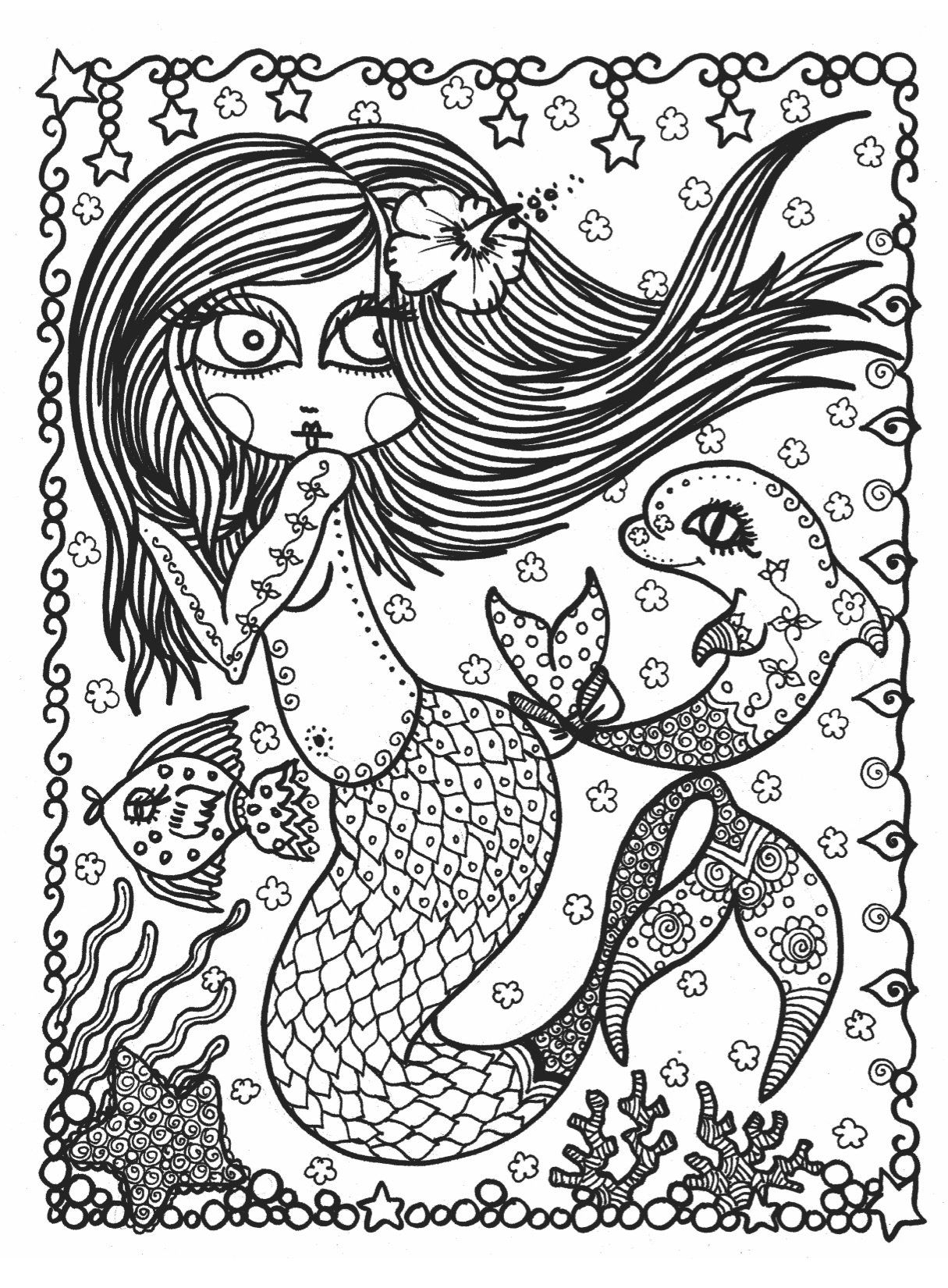 Fresh Mermaid Wonders Mindful Coloring Book Fordults N 1215x1650 Fresh Mermaid Wonders Mindful Coloring Book Fordults N