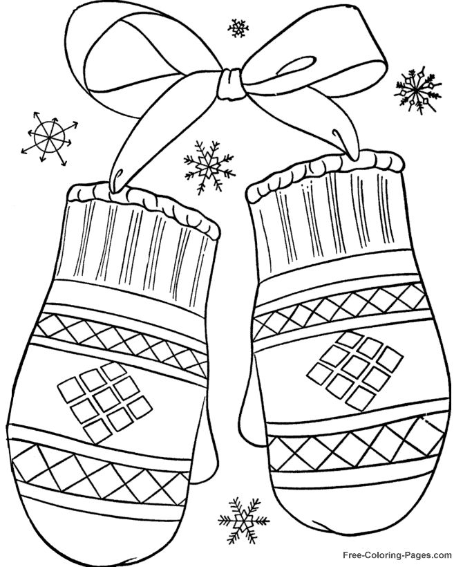670x820 Winter Coloring Pages