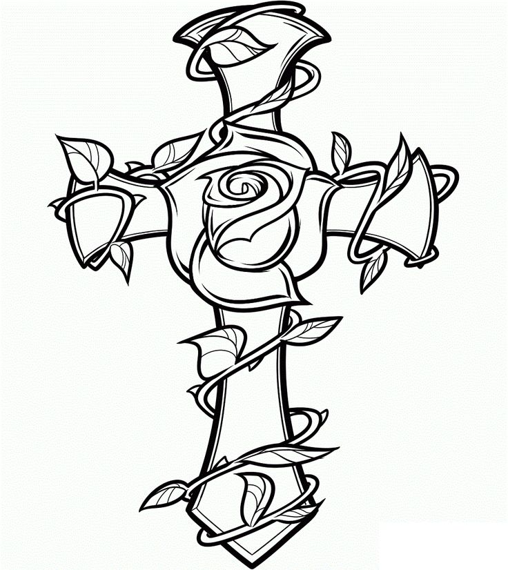 736x826 Cross Coloring Pages 2