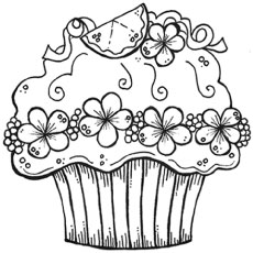 230x230 Top 25 Free Printable Cupcake Coloring Pages Online