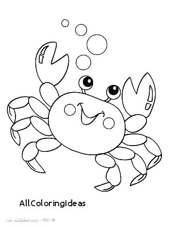 363x470 Sea Creatures Coloring Pages Sea Creatures Coloring Pages Crab