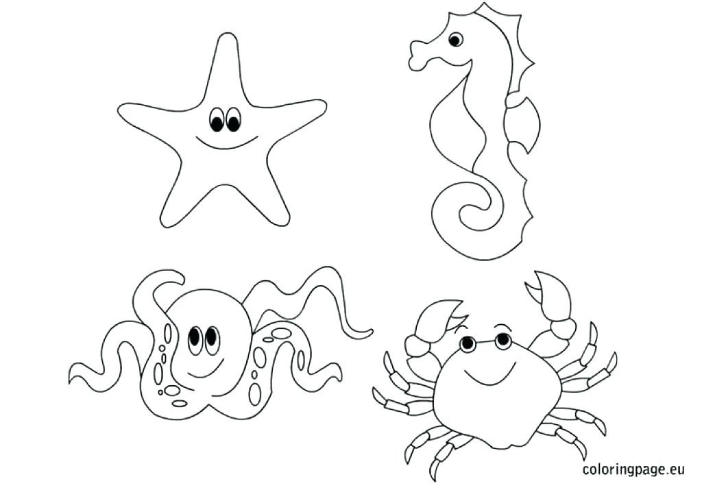 1024x715 Underwater Creatures Coloring Pages Deep Sea Creature Angler Fish