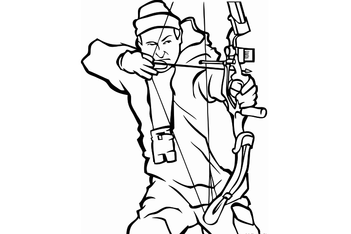720x480 Duck Hunting Coloring Pages