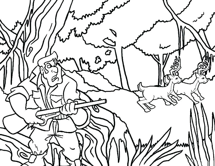 850x654 Hunting Coloring Pages Free Free Deer Coloring Pages Deer Coloring