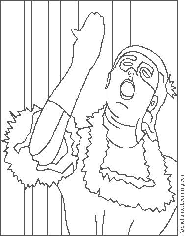 381x480 Degas Singer With A Glove Coloring Page