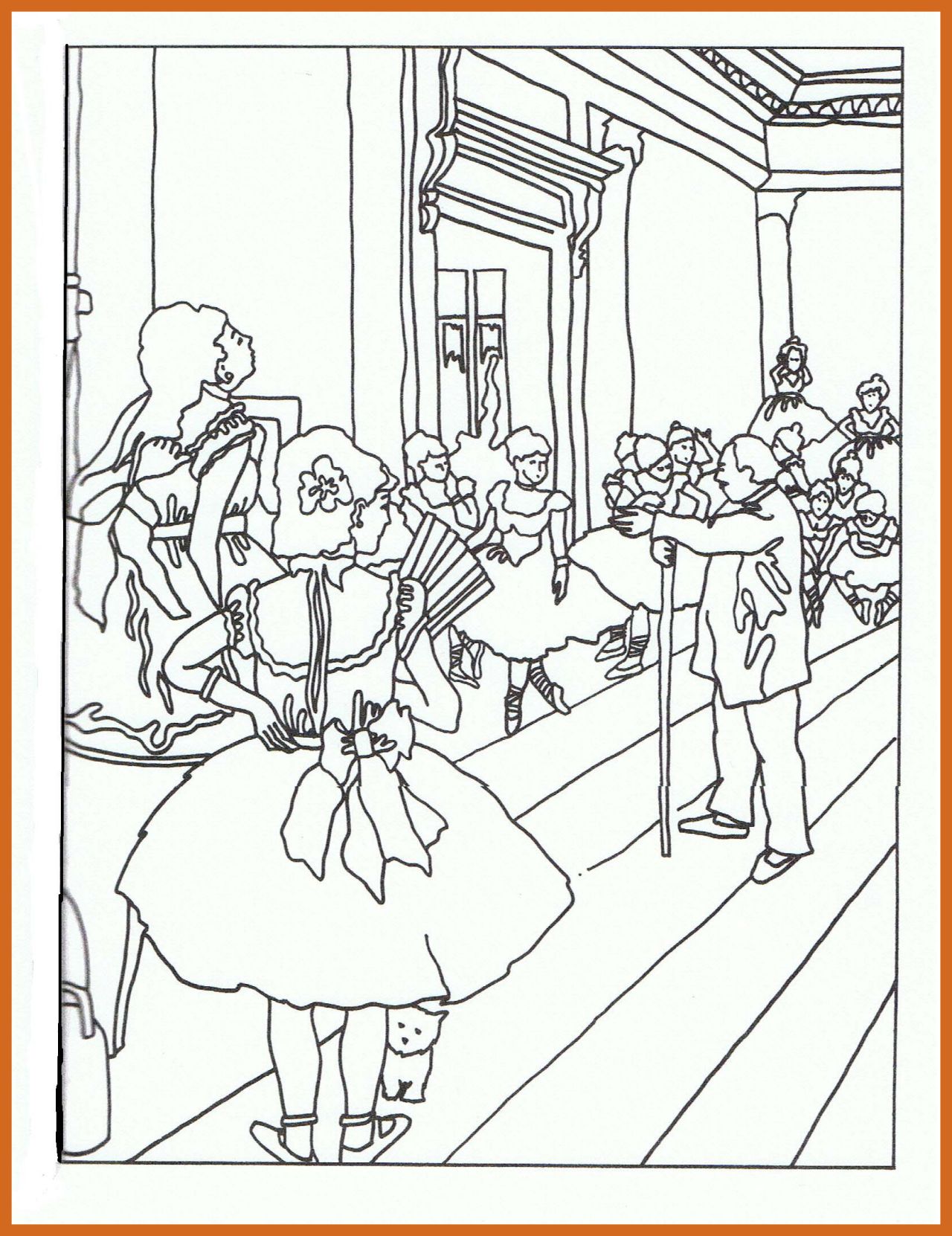 1280x1662 Inspiring Famous Painters And Paintings Coloring Pages For Artist