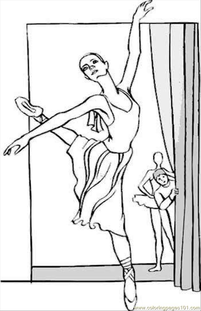 650x1004 Ballerina Coloring Pages 568711