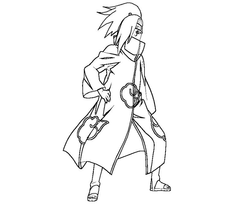 800x667 Deidara 5 Coloring Crafty Teenager